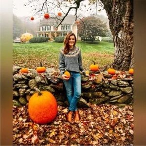 Kiel James Patrick Black Cat Halloween Sweater